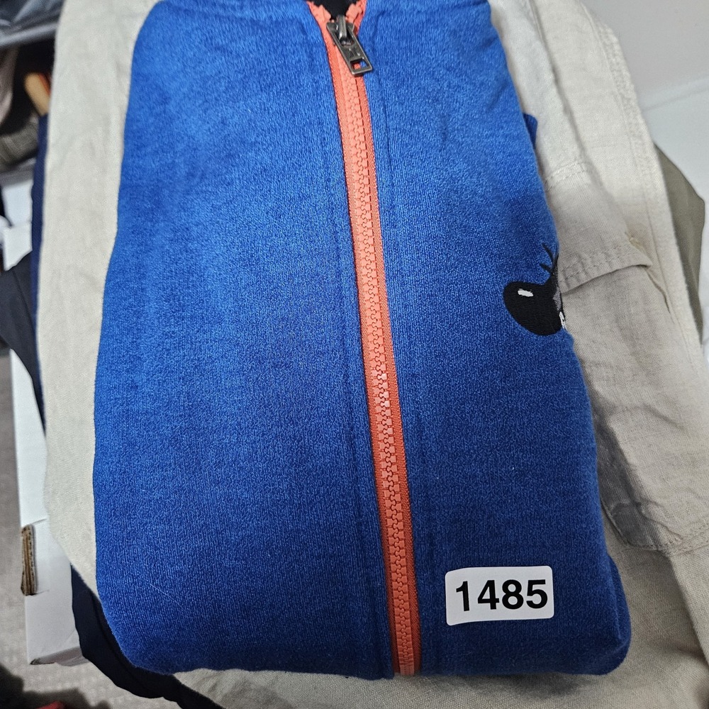 Hurley Signature Rat "Yeah Buddy" Blue & Orange Full Zip Hoodie Men's Size Med - Picture 13 of 13